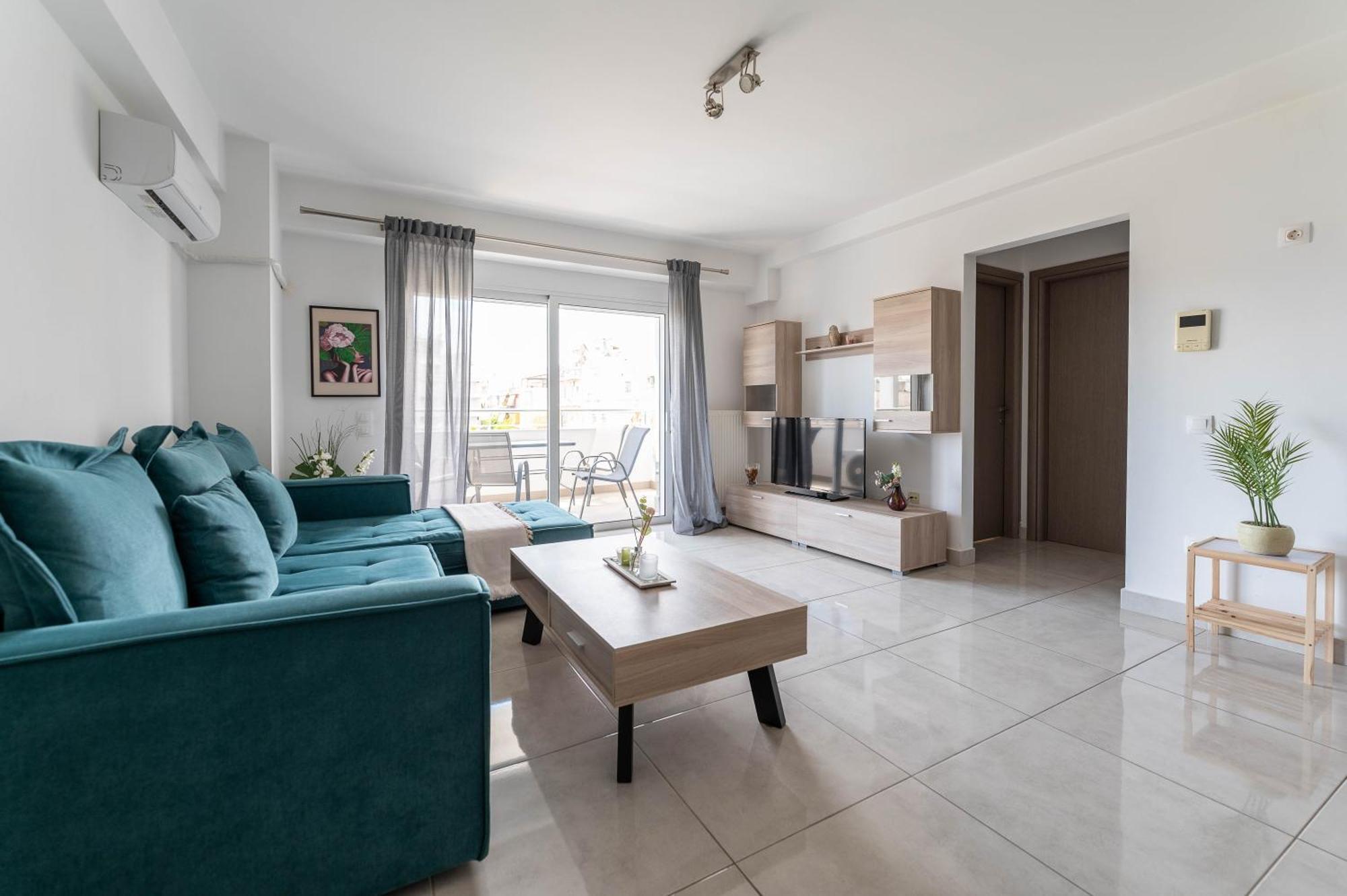 Modern Spacious Apartment Located In Pireus Zewnętrze zdjęcie