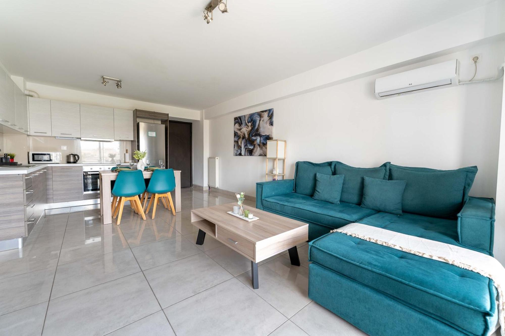 Modern Spacious Apartment Located In Pireus Zewnętrze zdjęcie
